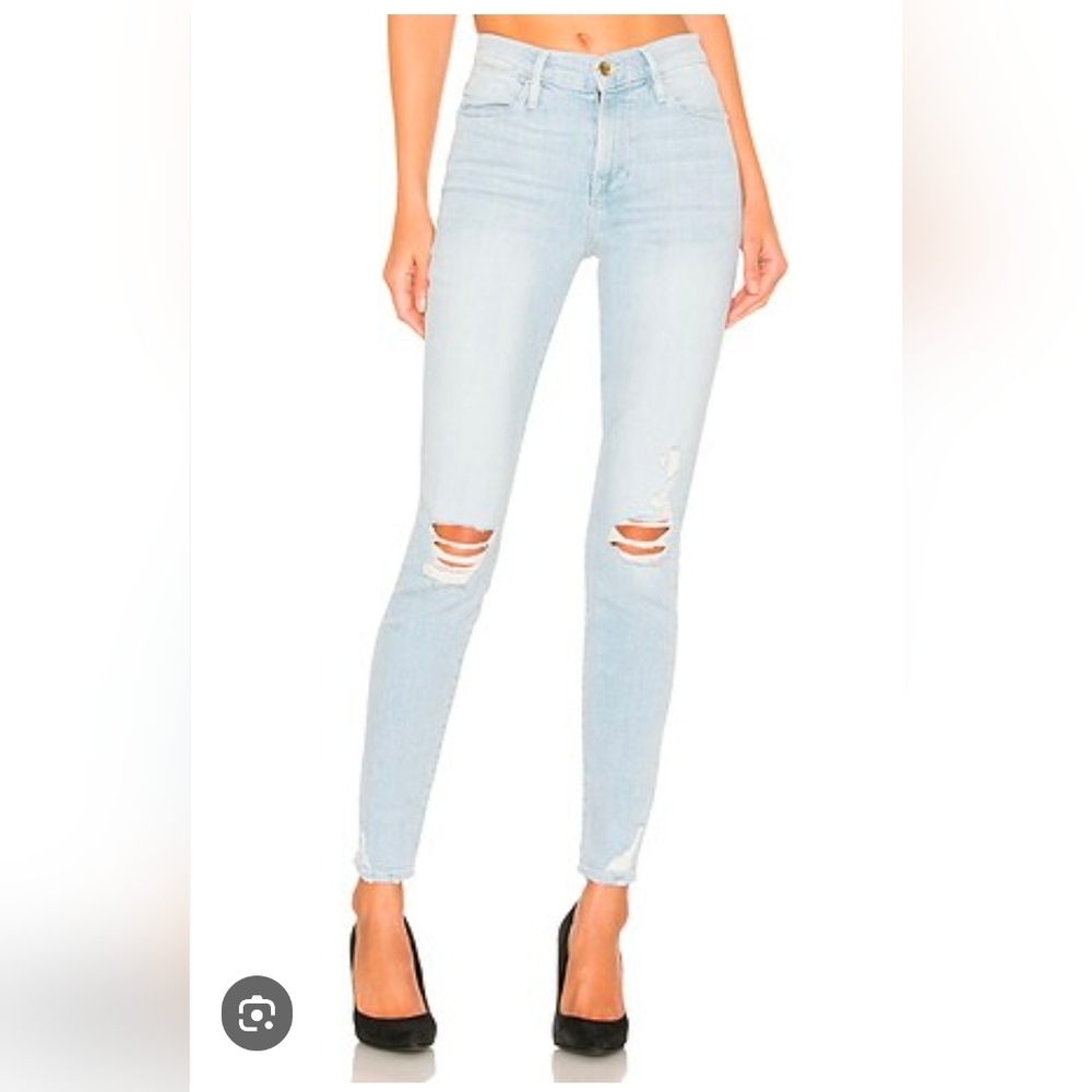 Frame Demin Le High Skinny Crop Size 27